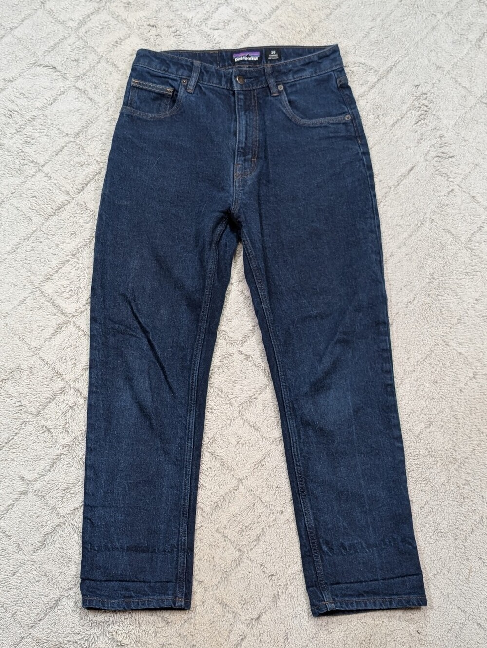 Patagonia Jeans Womens 29 Blue Dark Original Straight Fit Cotton Classic Casual